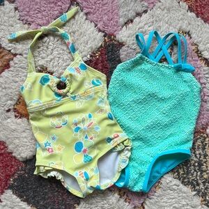 NWOT Janie and Jack + Koala Kids Baby Girls’ One Piece Swimsuit Set